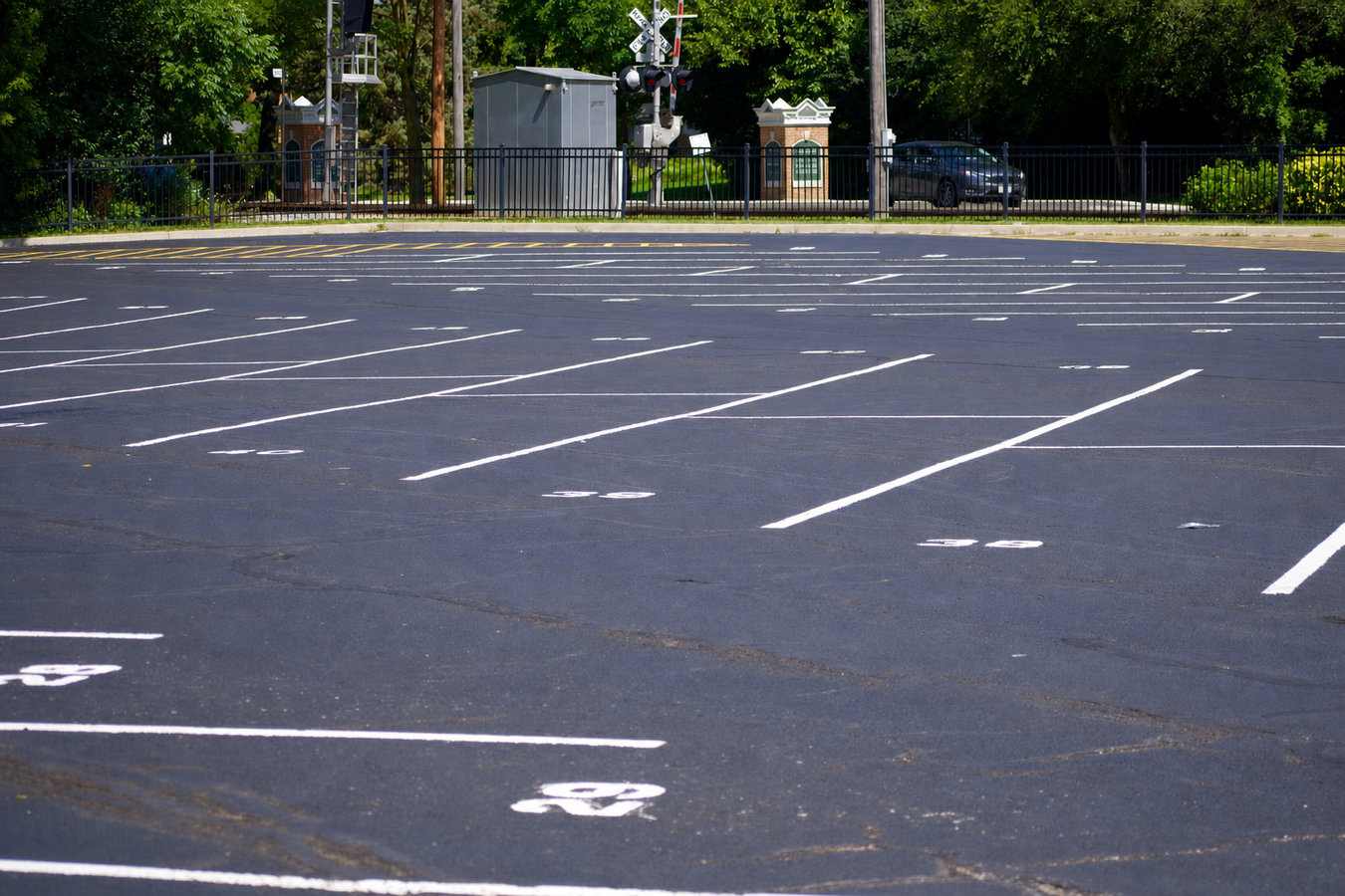 Parking lot maintenance